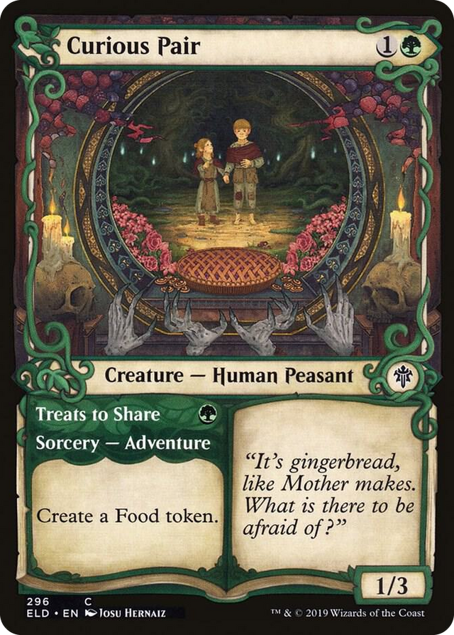 0296 Curious Pair (Showcase) C Throne of Eldraine