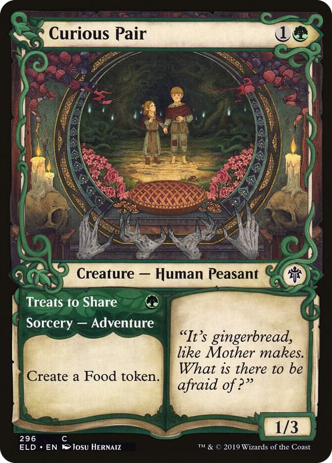 0296 Curious Pair (Showcase) C Throne of Eldraine