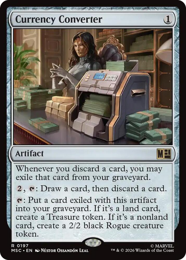 0197 Currency Converter R Commander: Marvel Super Heroes