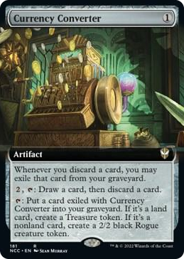 0181 Currency Converter (Extended Art) R Commander: Streets of New Capenna