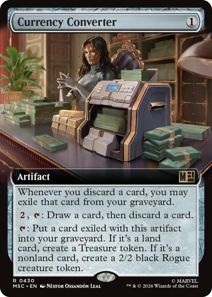 Currency Converter (Extended Art) #430 R - Commander: Marvel Super Heroes Pokemon card