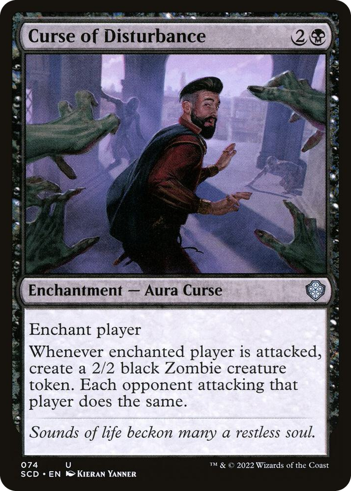 0074 Curse of Disturbance U Starter Commander Decks