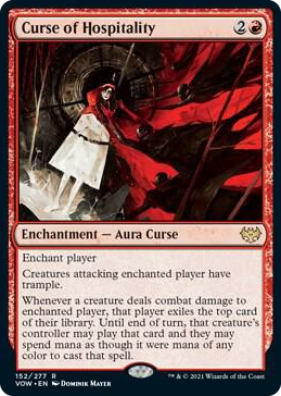 0152 Curse of Hospitality R Innistrad: Crimson Vow