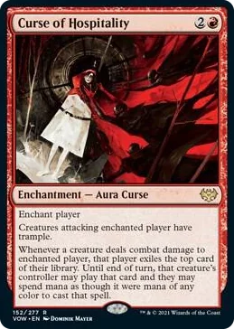 0152 Curse of Hospitality R Innistrad: Crimson Vow
