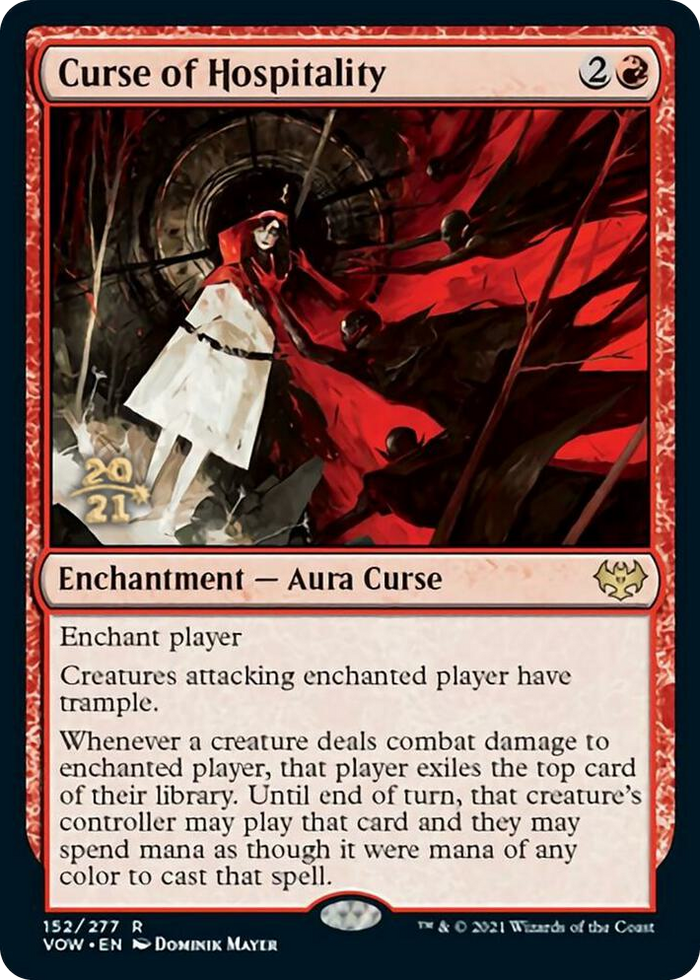Curse of Hospitality #152 R - Prerelease Cards Pokemon card