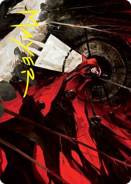0041 Curse of Hospitality Art Card (Gold-Stamped Signature) S Art Series: Innistrad: Crimson Vow