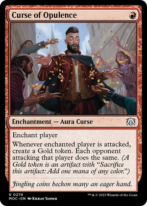 0274 Curse of Opulence U Commander: March of the Machine