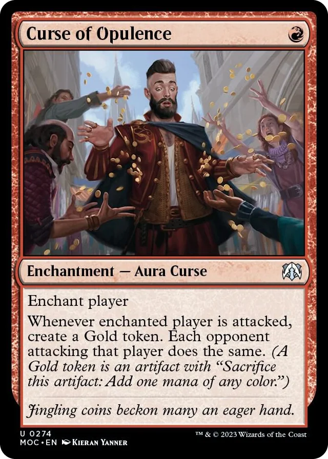 0274 Curse of Opulence U Commander: March of the Machine