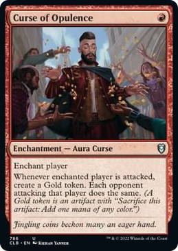 Curse of Opulence #786 U - Commander Legends: Battle for Baldur's Gate Pokemon card