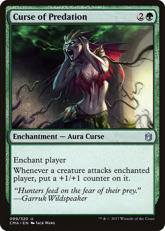 Curse of Predation #99 U - Commander Anthology Pokemon card