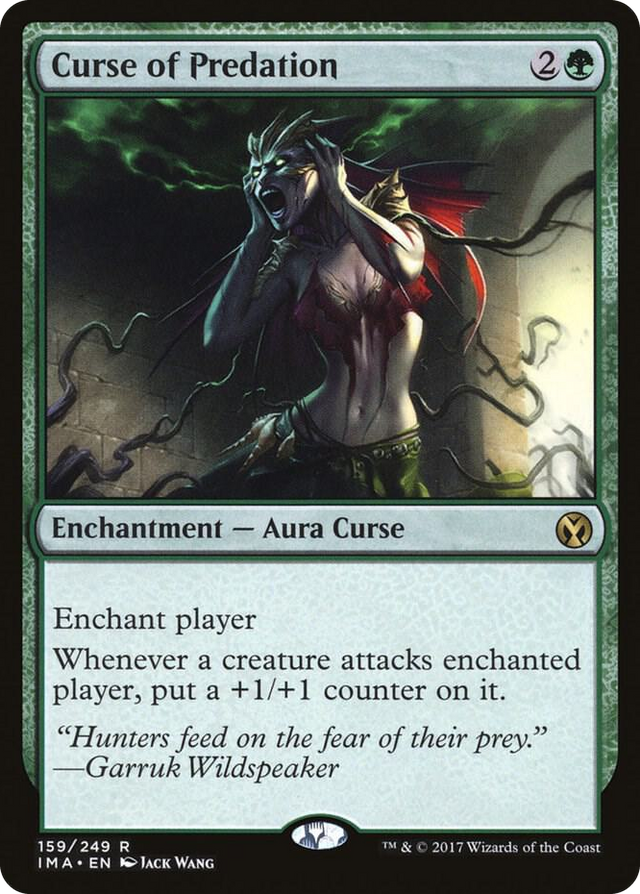 0159 Curse of Predation R Iconic Masters