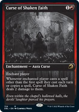0134 Curse of Shaken Faith R Innistrad: Double Feature