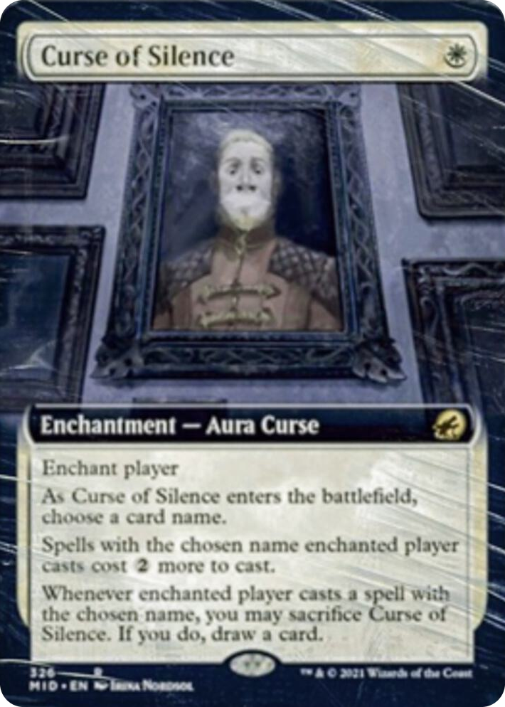 0326 Curse of Silence (Extended Art) R Innistrad: Midnight Hunt