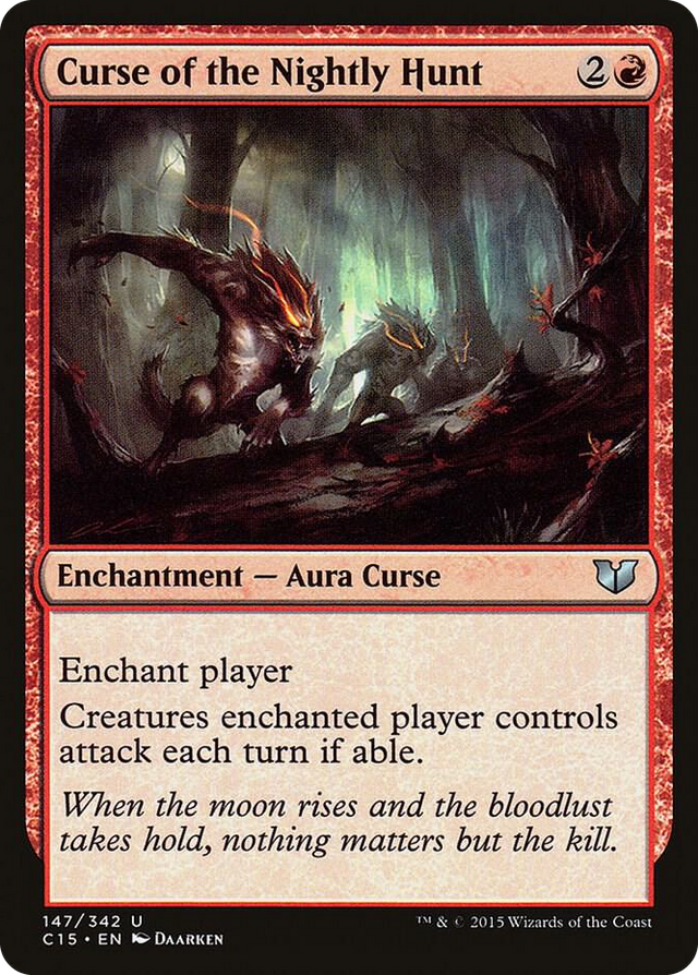 0147 Curse of the Nightly Hunt U Commander 2015