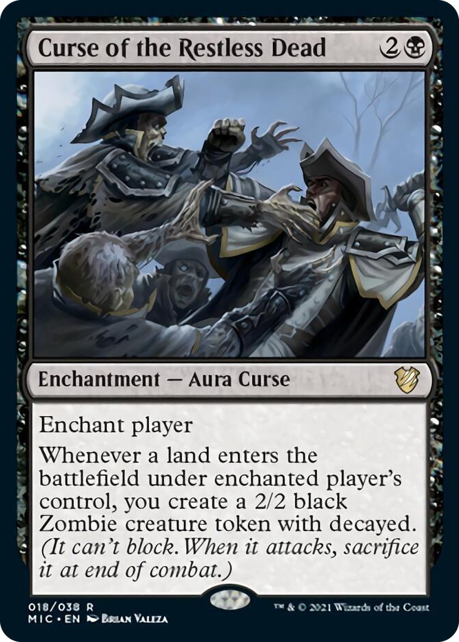 0018 Curse of the Restless Dead R Commander: Innistrad: Midnight Hunt