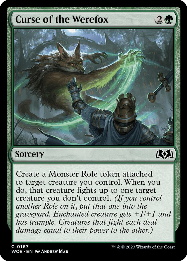 0167 Curse of the Werefox C Wilds of Eldraine