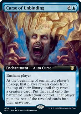 0050 Curse of Unbinding (Extended Art) R Commander: Innistrad: Midnight Hunt