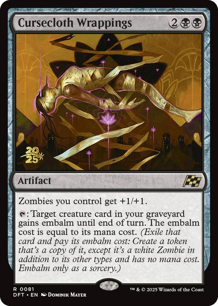 Cursecloth Wrappings #81 R - Prerelease Cards Pokemon card