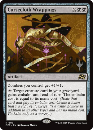 0081 Cursecloth Wrappings R Promo Pack: Aetherdrift