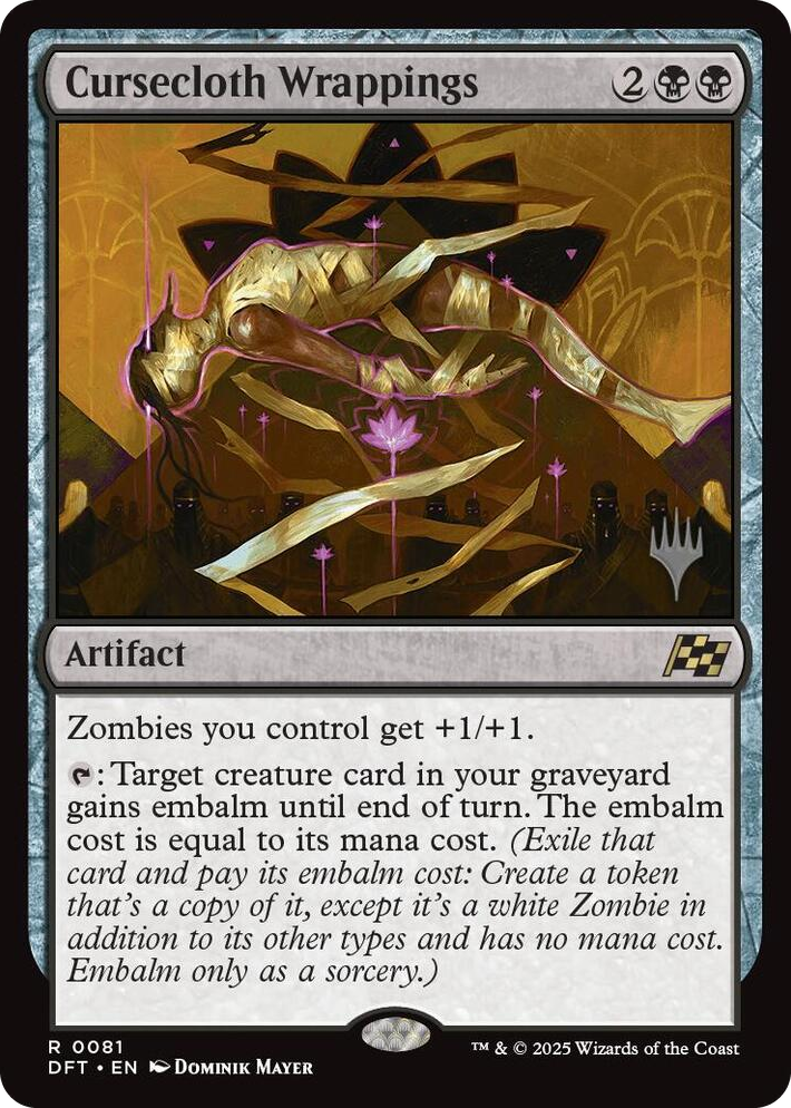 0081 Cursecloth Wrappings R Promo Pack: Aetherdrift