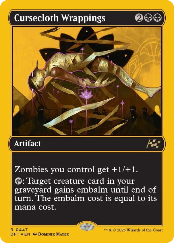 0447 Cursecloth Wrappings (First-Place Foil) R Aetherdrift
