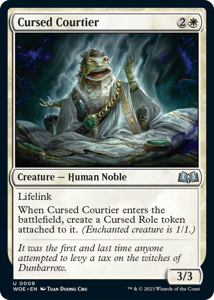 0009 Cursed Courtier U Wilds of Eldraine