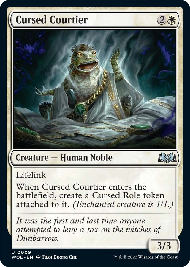 0009 Cursed Courtier U Wilds of Eldraine