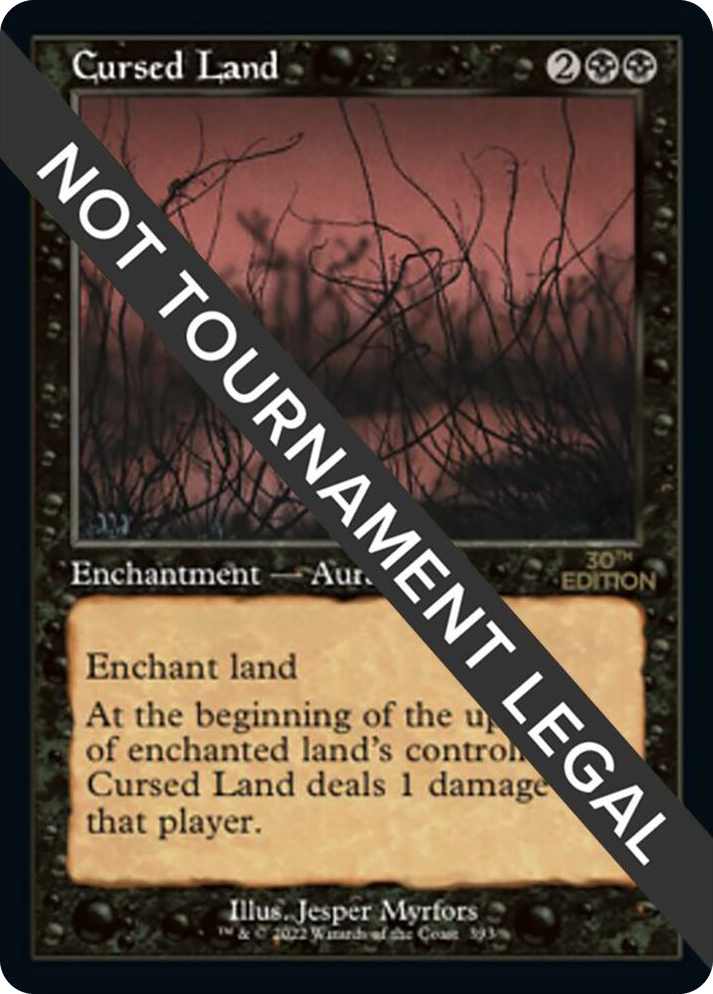 0393 Cursed Land (Retro Frame) U 30th Anniversary Edition