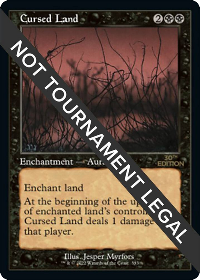 0393 Cursed Land (Retro Frame) U 30th Anniversary Edition