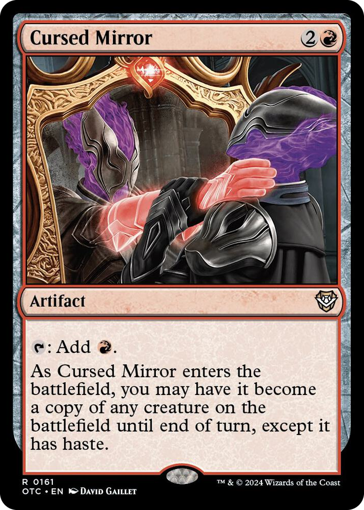 0161 Cursed Mirror R Commander: Outlaws of Thunder Junction