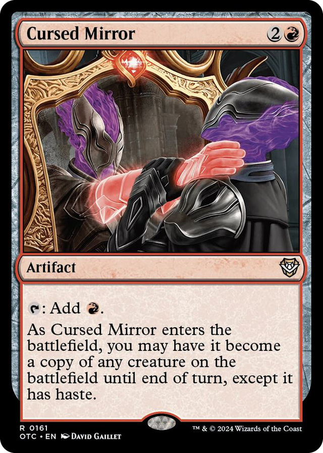 0161 Cursed Mirror R Commander: Outlaws of Thunder Junction