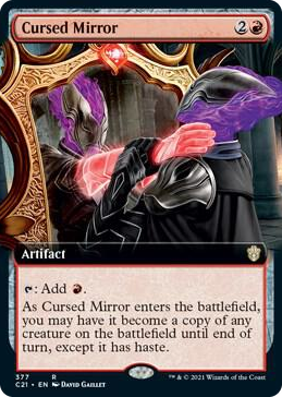 0377 Cursed Mirror (Extended Art) R Commander 2021