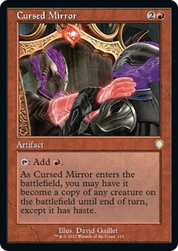 0115 Cursed Mirror (Retro Frame) R Commander: The Brothers' War