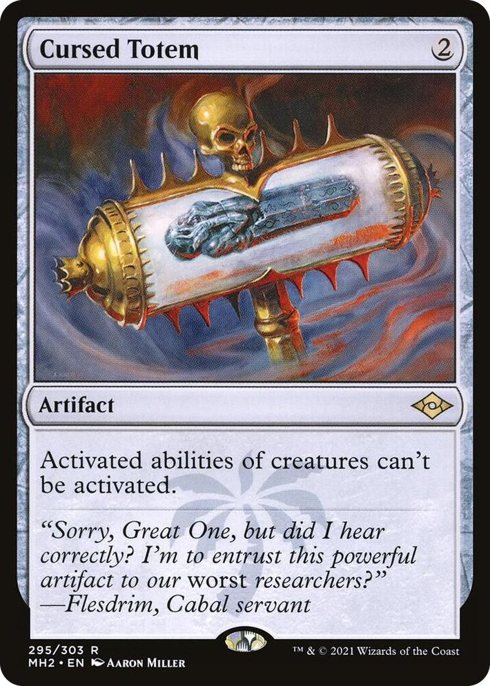 0295 Cursed Totem R Modern Horizons 2
