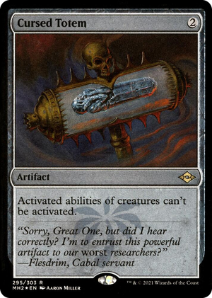 0295 Cursed Totem (Foil Etched) R Modern Horizons 2