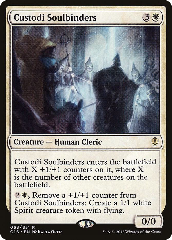 Custodi Soulbinders #63 R - Commander 2016 Pokemon card