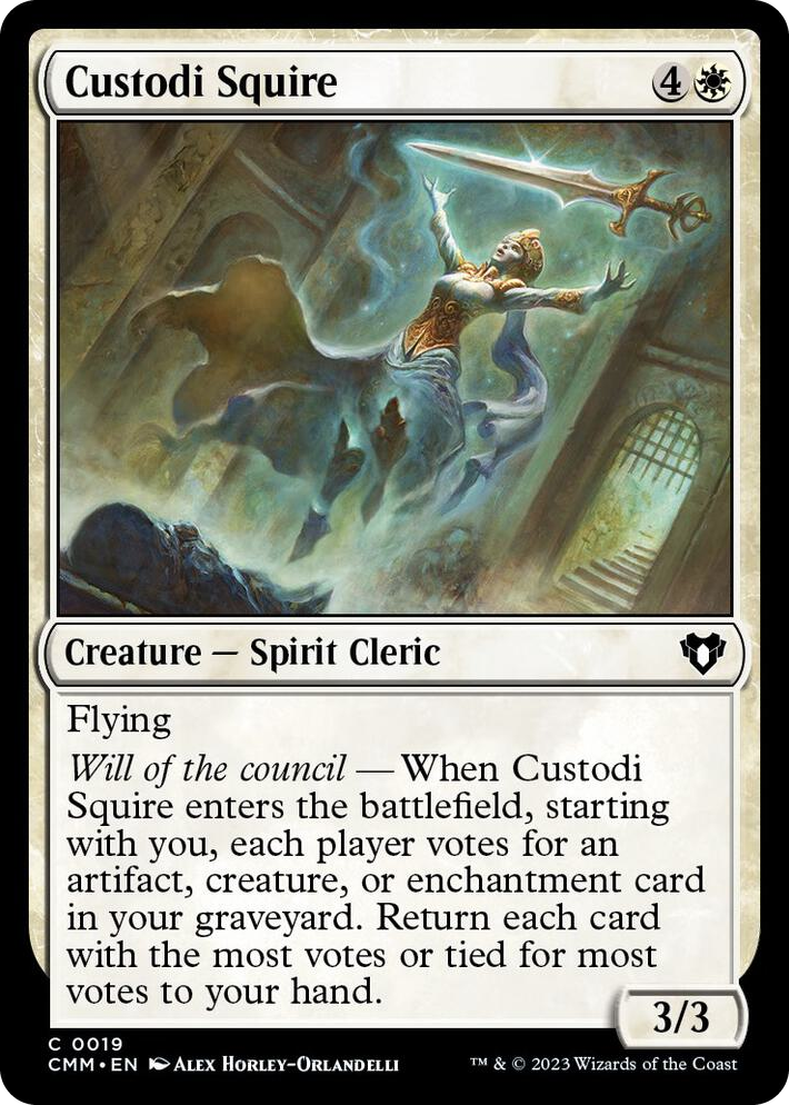 0019 Custodi Squire C Commander Masters