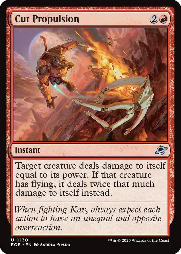 Cut Propulsion #130 U - Edge of Eternities Pokemon card