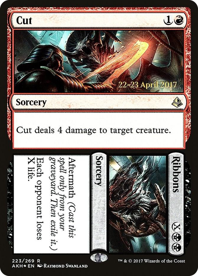 0223 Cut // Ribbons R Prerelease Cards