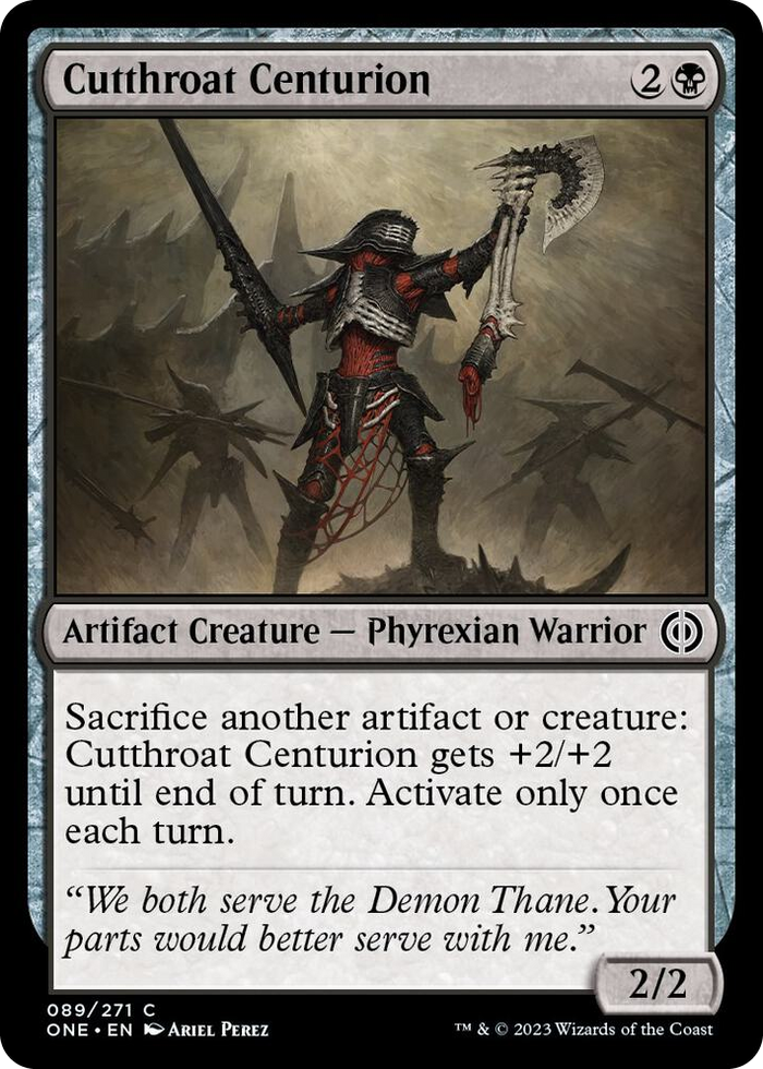 Cutthroat Centurion #89 C - Phyrexia: All Will Be One Pokemon card