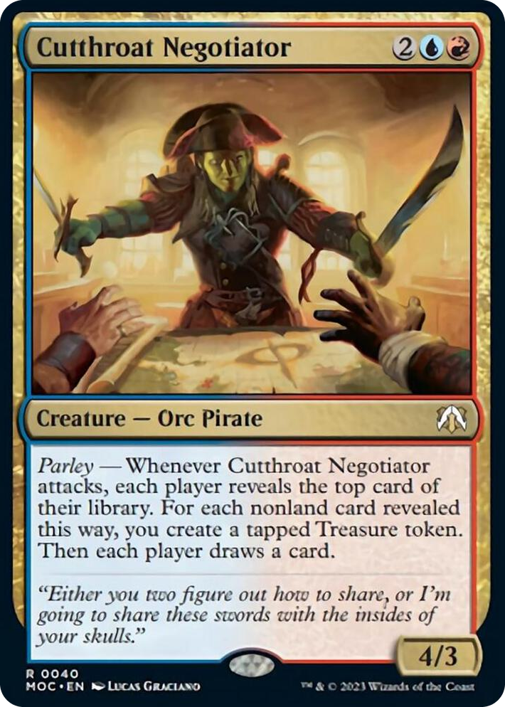 0040 Cutthroat Negotiator R Commander: March of the Machine