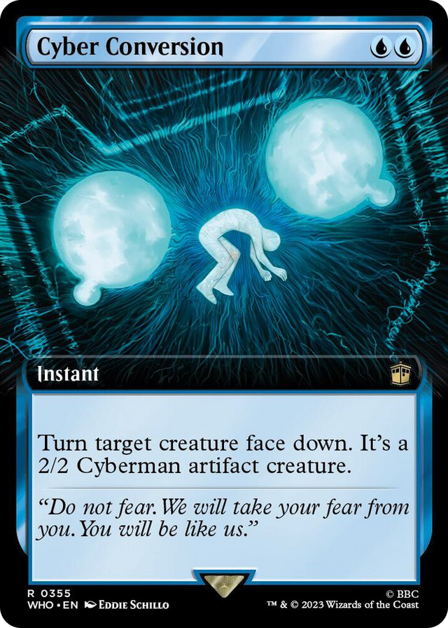 0355 Cyber Conversion (Extended Art) R Universes Beyond: Doctor Who