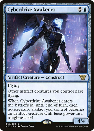 0012 Cyberdrive Awakener R Commander: Kamigawa: Neon Dynasty