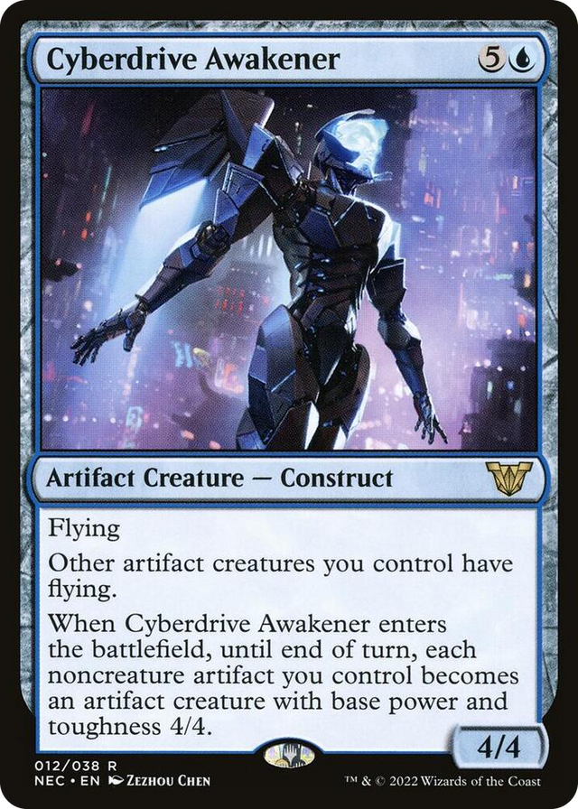 0012 Cyberdrive Awakener R Commander: Kamigawa: Neon Dynasty