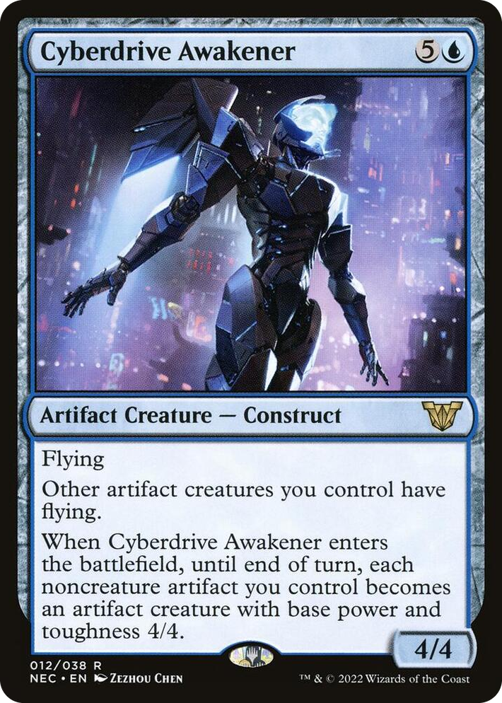 0012 Cyberdrive Awakener R Commander: Kamigawa: Neon Dynasty