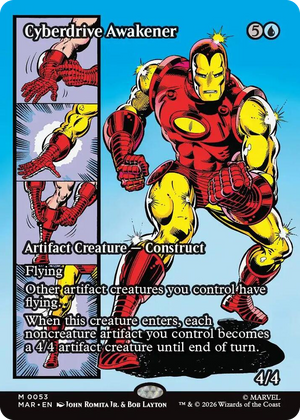 0053 Cyberdrive Awakener (Borderless) M Marvel Universe Eternal-Legal