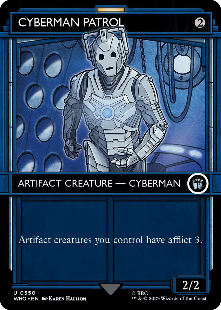 0550 Cyberman Patrol (Showcase) U Universes Beyond: Doctor Who