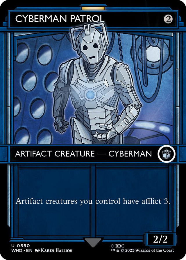 0550 Cyberman Patrol (Showcase) U Universes Beyond: Doctor Who
