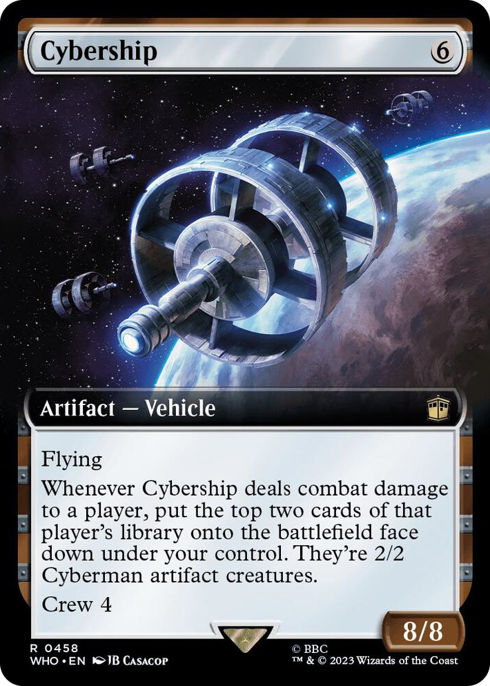 0458 Cybership (Extended Art) R Universes Beyond: Doctor Who