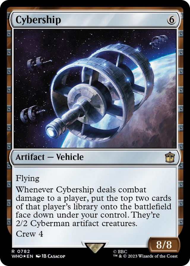 0782 Cybership (Surge Foil) R Universes Beyond: Doctor Who